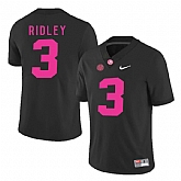 Alabama Crimson Tide 3 Calvin Ridley Black 2018 Breast Cancer Awareness College Football Jersey DingZhi,baseball caps,new era cap wholesale,wholesale hats