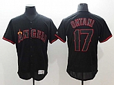 Angels 17 Shohei Ohtani Black Flexbase Baseball Jerseys,baseball caps,new era cap wholesale,wholesale hats