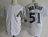 Arizona Diamondbacks #51 Randy Johnson White Mitchell & Ness Stitched MLB Jerseys Dzhi,baseball caps,new era cap wholesale,wholesale hats