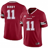 Arkansas Razorbacks 11 A.J. Derby Red College Football Jersey DingZhi,baseball caps,new era cap wholesale,wholesale hats