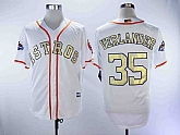 Astros 35 Justin Verlander White 2018 Gold Program Cool Base Baseball Jerseys,baseball caps,new era cap wholesale,wholesale hats
