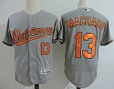 Baltimore Orioles #13 Manny Machado Gray Flexbase Player Stitched Jersey Dzhi,baseball caps,new era cap wholesale,wholesale hats
