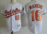 Baltimore Orioles #16 Trey Mancini White Flexbase Jersey Dzhi,baseball caps,new era cap wholesale,wholesale hats