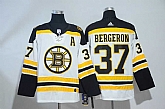 Bruins 37 Patrice Bergeron White Adidas Stitched Jersey,baseball caps,new era cap wholesale,wholesale hats