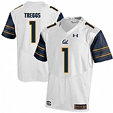 California Golden Bears 1 Bryce Treggs White College Football Jersey DingZhi,baseball caps,new era cap wholesale,wholesale hats