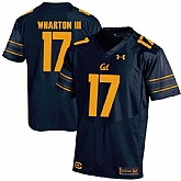 California Golden Bears 17 Vic Wharton III Navy College Football Jersey DingZhi,baseball caps,new era cap wholesale,wholesale hats