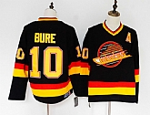 Canucks 10 Pavel Bure Black CCM Stitched Jersey,baseball caps,new era cap wholesale,wholesale hats