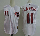 Cincinnati Reds #11 Barry Larkin White Cooperstown Collection Stitched MLB Jerseys Dzhi,baseball caps,new era cap wholesale,wholesale hats