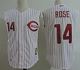 Cincinnati Reds #14 Pete Rose White Cooperstown Collection Player Stitched MLB Jerseys Dzhi,baseball caps,new era cap wholesale,wholesale hats