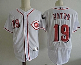 Cincinnati Reds #19 Joey Vottos White Flexbase Stitched Jersey Dzhi,baseball caps,new era cap wholesale,wholesale hats