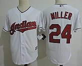 Cleveland Indians #24 Andrew Miller White New Cool Base Stitched MLB Jerseys Dzhi,baseball caps,new era cap wholesale,wholesale hats