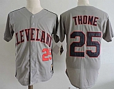 Cleveland Indians #25 Jim Thome Gray Cooperstown Collection Jersey Dzhi,baseball caps,new era cap wholesale,wholesale hats
