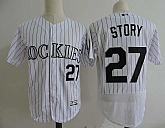 Colorado Rockies #27 Trevor Story White Flexbase Stitched Jersey Dzhi,baseball caps,new era cap wholesale,wholesale hats