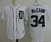 Detroit Tigers #34 James McCann White Flexbase Stitched Jersey Dzhi,baseball caps,new era cap wholesale,wholesale hats