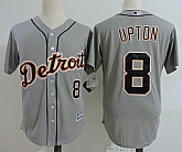 Detroit Tigers #8 Justin Upton Gray New Cool Base Stitched Jersey Dzhi,baseball caps,new era cap wholesale,wholesale hats