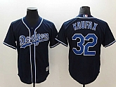 Dodgers 32 Sandy Koufax Navy Cool Base Baseball Jerseys,baseball caps,new era cap wholesale,wholesale hats