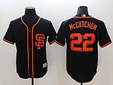 Giants 22 Andrew McCutchen Black Cool Base Baseball Jerseys,baseball caps,new era cap wholesale,wholesale hats