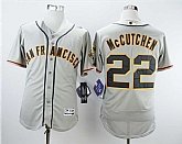 Giants 22 Andrew McCutchen Gray Flexbase Baseball Jerseys1,baseball caps,new era cap wholesale,wholesale hats