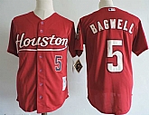 Houston Astros #5 Jeff Bagwell Red Cooperstown Collection Stitched MLB Jerseys Dzhi,baseball caps,new era cap wholesale,wholesale hats