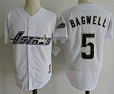 Houston Astros #5 Jeff Bagwell White Mitchell And Ness Throwback Stitched MLB Jerseys Dzhi,baseball caps,new era cap wholesale,wholesale hats