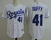 Kansas City Royals #41 Danny Duffy White New Cool Base Stitched Jersey Dzhi,baseball caps,new era cap wholesale,wholesale hats
