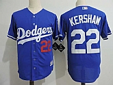 Los Angeles Dodgers #22 Clayton Kershaw Blue Cool Base Stitched MLB Jerseys Dzhi,baseball caps,new era cap wholesale,wholesale hats