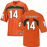 Miami Hurricanes 14 Vinny Testaverde Orange College Football Jersey DingZhi,baseball caps,new era cap wholesale,wholesale hats