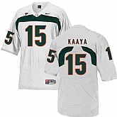 Miami Hurricanes 15 Brad Kaaya White College Football Jersey DingZhi,baseball caps,new era cap wholesale,wholesale hats