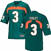 Miami Hurricanes 3 Stacy Coley Green College Football Jersey DingZhi,baseball caps,new era cap wholesale,wholesale hats