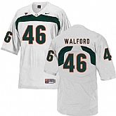 Miami Hurricanes 46 Clive Walford White College Football Jersey DingZhi,baseball caps,new era cap wholesale,wholesale hats