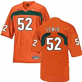 Miami Hurricanes 52 Ray Lewis Orange College Football Jersey DingZhi,baseball caps,new era cap wholesale,wholesale hats