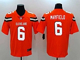 Nike Browns 6 Baker Mayfield Orange Vapor Untouchable Limited Jersey,baseball caps,new era cap wholesale,wholesale hats