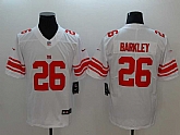 Nike Giants 26 Saquon Barkley White Vapor Untouchable Player Limited Jersey,baseball caps,new era cap wholesale,wholesale hats