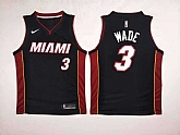 Nike Heat 3 Dwyane Wade Black Swingman Stitched NBA Jersey,baseball caps,new era cap wholesale,wholesale hats