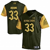 Notre Dame Fighting Irish 33 Josh Adams Olive Green College Football Jersey DingZhi,baseball caps,new era cap wholesale,wholesale hats