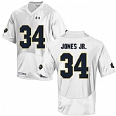 Notre Dame Fighting Irish 34 Tony Jones Jr. White College Football Jersey DingZhi,baseball caps,new era cap wholesale,wholesale hats