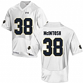 Notre Dame Fighting Irish 38 Deon McIntosh White College Football Jersey DingZhi,baseball caps,new era cap wholesale,wholesale hats