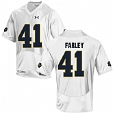 Notre Dame Fighting Irish 41 Matthias Farley White College Football Jersey DingZhi,baseball caps,new era cap wholesale,wholesale hats