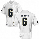 Notre Dame Fighting Irish 6 Equanimeous St. Brown White College Football Jersey DingZhi,baseball caps,new era cap wholesale,wholesale hats