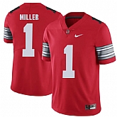 Ohio State Buckeyes 1 Braxton Miller Red 2018 Spring Game College Football Limited Jersey DingZhi,baseball caps,new era cap wholesale,wholesale hats