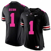 Ohio State Buckeyes 1 Johnnie Dixon Black 2018 Breast Cancer Awareness College Football Jersey DingZhi,baseball caps,new era cap wholesale,wholesale hats