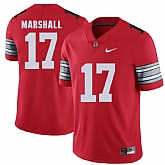 Ohio State Buckeyes 17 Jalin Marshall Red 2018 Spring Game College Football Limited Jersey DingZhi,baseball caps,new era cap wholesale,wholesale hats