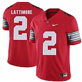 Ohio State Buckeyes 2 Marshon Lattimore Red 2018 Spring Game College Football Limited Jersey DingZhi,baseball caps,new era cap wholesale,wholesale hats