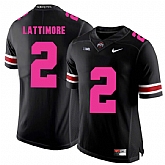Ohio State Buckeyes 2 Overview Lattimore Black 2018 Breast Cancer Awareness College Football Jersey DingZhi,baseball caps,new era cap wholesale,wholesale hats