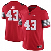 Ohio State Buckeyes 43 Darron Lee Red 2018 Spring Game College Football Limited Jersey DingZhi,baseball caps,new era cap wholesale,wholesale hats