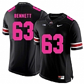 Ohio State Buckeyes 63 Michael Bennett Black 2018 Breast Cancer Awareness College Football Jersey DingZhi,baseball caps,new era cap wholesale,wholesale hats