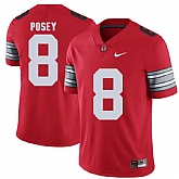 Ohio State Buckeyes 8 DeVier Posey Red 2018 Spring Game College Football Limited Jersey DingZhi,baseball caps,new era cap wholesale,wholesale hats