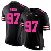 Ohio State Buckeyes 97 Joey Bosa Black 2018 Breast Cancer Awareness College Football Jersey DingZhi,baseball caps,new era cap wholesale,wholesale hats