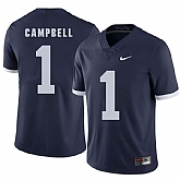 Penn State Nittany Lions 1 Chris Campbell Navy College Football Jersey DingZhi,baseball caps,new era cap wholesale,wholesale hats