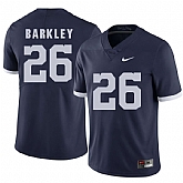 Penn State Nittany Lions 26 Saquon Barkley Navy College Football Jersey DingZhi,baseball caps,new era cap wholesale,wholesale hats